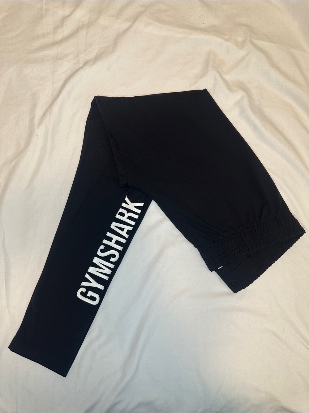 Gymshark Black Leggings Logo Graphic High Rise Workout Leggings Women’s Small